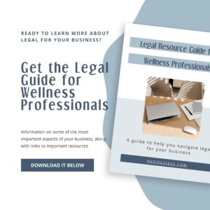 Legal Guide for Wellness Professionals
